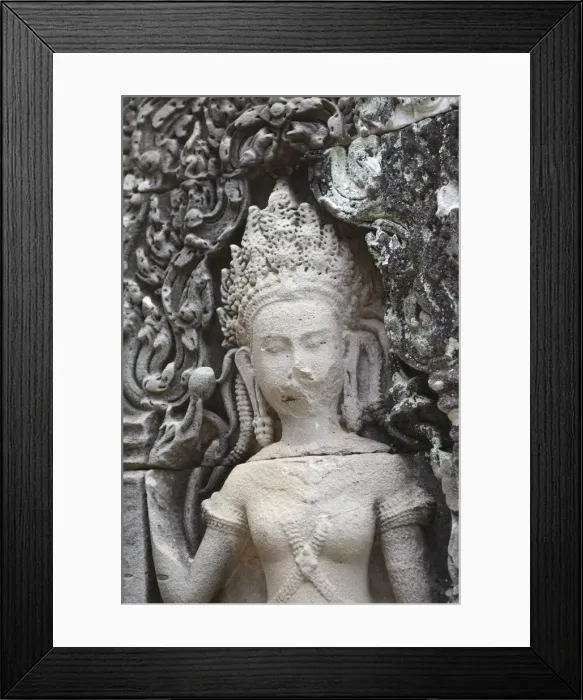 Framed Print : A crumbling carving in stone, Bayon, Angkor, UNESCO World Heritage Site, Siem Reap, Cambodia, Indochina, Southeast Asia, Asia Framed Print : A crumbling carving in stone, Bayon, Angkor, UNESCO World Heritage Site, Siem Reap, Cambodia, Indochina, Southeast Asia, Asia