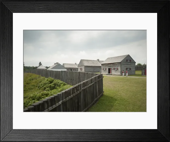 Framed Print : Fort Ingall, Temiscouata sur le Lac, Quebec Province, Canada, North America