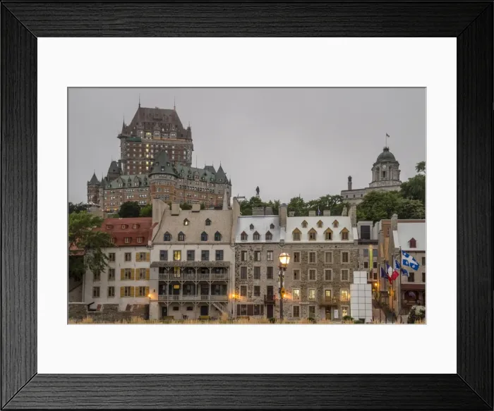Framed Print : Quebec City with Chateau Frontenac on skyline, Province of Quebec, Canada, North America Framed Print : Quebec City with Chateau Frontenac on skyline, Province of Quebec, Canada, North America