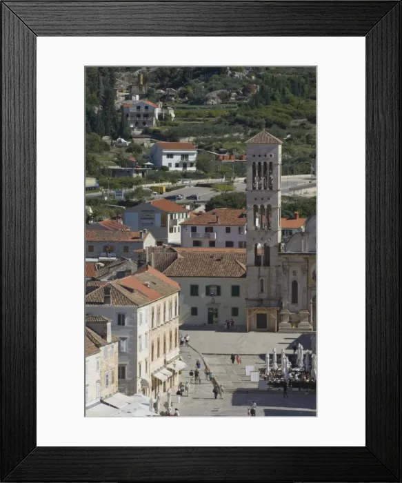 Framed Print : St. Stephens Cathedral, Medieval city of Hvar, island of Hvar, Dalmatia, Croatia, Europe Framed Print : St. Stephens Cathedral, Medieval city of Hvar, island of Hvar, Dalmatia, Croatia, Europe