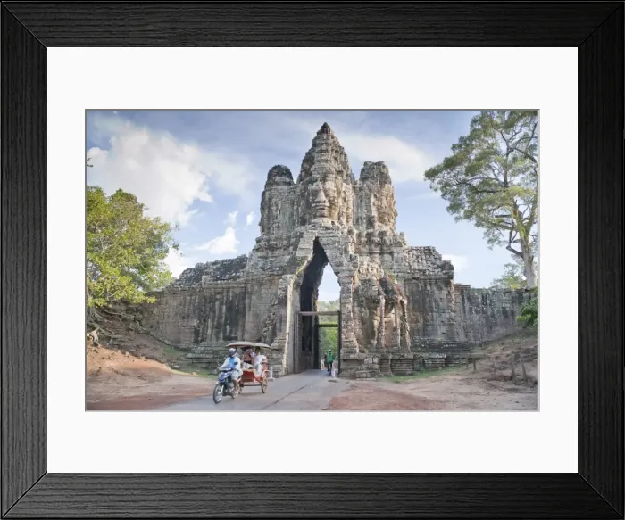Framed Print : North Gate, Angkor Thom, Angkor, UNESCO World Heritage Site, Siem Reap, Cambodia, Indochina, Southeast Asia, Asia Framed Print : North Gate, Angkor Thom, Angkor, UNESCO World Heritage Site, Siem Reap, Cambodia, Indochina, Southeast Asia, Asia