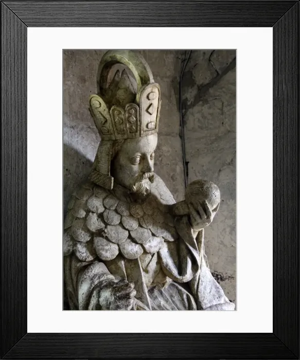 Framed Print : Tomb of Charles IV of Bohemia and Moravia, Palais des Papes, UNESCO World Heritage Site, Avignon, Rhone Valley, Provence, France, Europe
