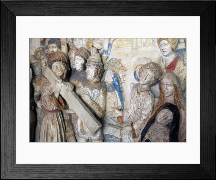 Framed Print : Plaster relief of Christ carrying the cross, Palais des Papes, UNESCO World Heritage Site, Avignon, Rhone Valley, Provence, France, Europe Framed Print : Plaster relief of Christ carrying the cross, Palais des Papes, UNESCO World Heritage Site, Avignon, Rhone Valley, Provence, France, Europe