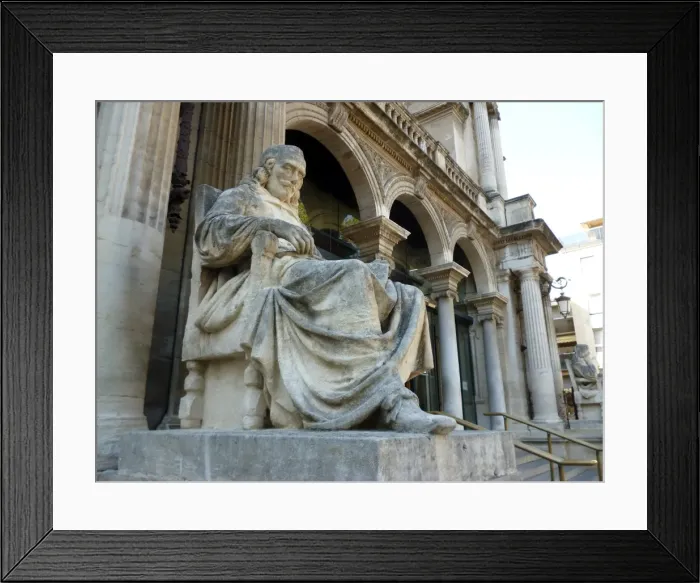 Framed Print : Statue of the playwright Moliere outside the threatre, Old City, Avignon, Rhone Valley, Provence, France, Europe Framed Print : Statue of the playwright Moliere outside the threatre, Old City, Avignon, Rhone Valley, Provence, France, Europe