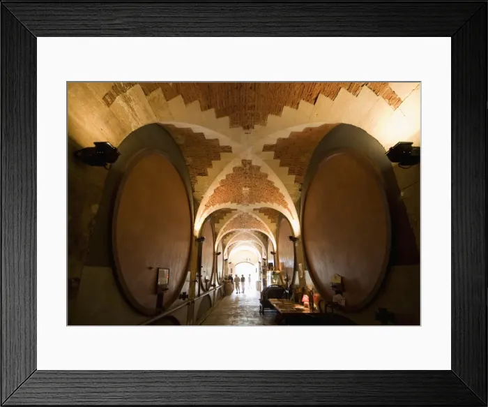 Framed Print : Interior of wine cellar (Caveau) of Chateau de Ventenac-en-Minervois, near Narbonne, Languedoc-Roussillon, France, Europe Framed Print : Interior of wine cellar (Caveau) of Chateau de Ventenac-en-Minervois, near Narbonne, Languedoc-Roussillon, France, Europe