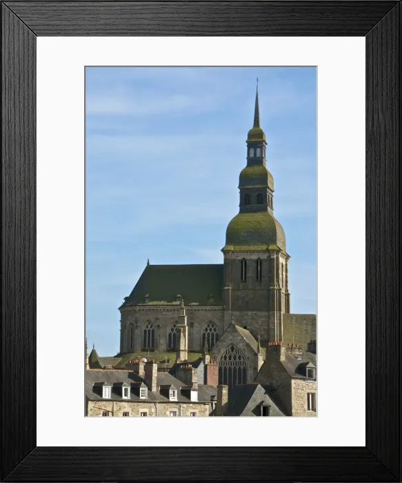 Framed Print : St. Sauveur Basilica, flamboyant gothic, Dinan, Brittany, France, Europe Framed Print : St. Sauveur Basilica, flamboyant gothic, Dinan, Brittany, France, Europe