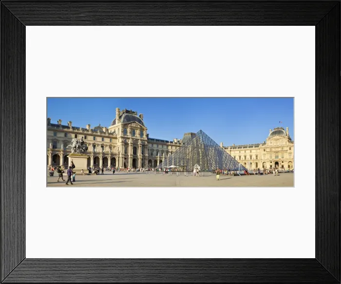 Framed Print : The Louvre art gallery, Museum and Louvre Pyramid (Pyramide du Louvre), Paris, France, Europe Framed Print : The Louvre art gallery, Museum and Louvre Pyramid (Pyramide du Louvre), Paris, France, Europe