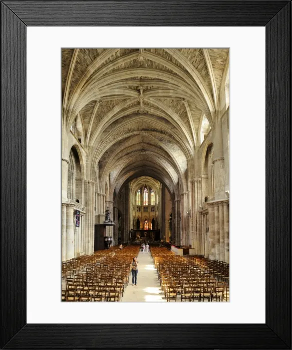 Framed Print : Interior of Cathedrale Saint Andre (St. Andrews Cathedral), Bordeaux, UNESCO World Heritage Site, Gironde, Aquitaine, France, Europe Framed Print : Interior of Cathedrale Saint Andre (St. Andrews Cathedral), Bordeaux, UNESCO World Heritage Site, Gironde, Aquitaine, France, Europe