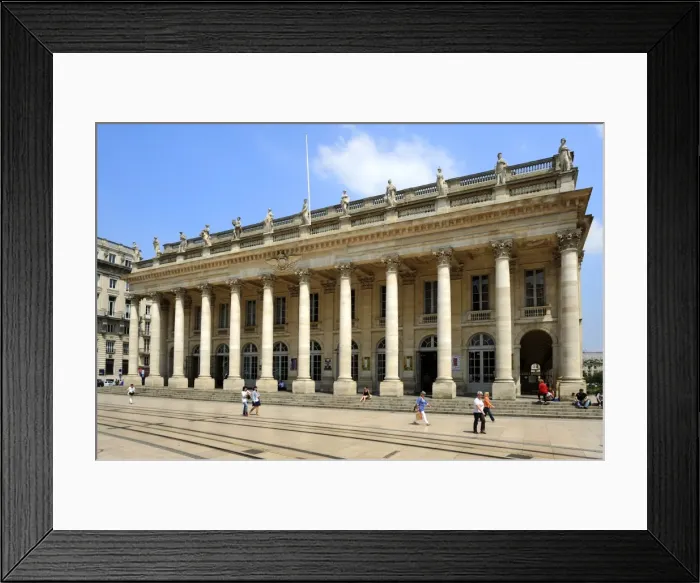 Framed Print : Le Grand Theatre, Place de la Comedie, Bordeaux, UNESCO World Heritage Site, Gironde, Aquitaine, France, Europe Framed Print : Le Grand Theatre, Place de la Comedie, Bordeaux, UNESCO World Heritage Site, Gironde, Aquitaine, France, Europe