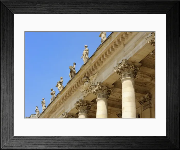 Framed Print : Corinthian style columns and statues adorning Le Grand Theatre, Place de la Comedie, Bordeaux, UNESCO World Heritage Site, Gironde, Aquitaine, France, Europe Framed Print : Corinthian style columns and statues adorning Le Grand Theatre, Place de la Comedie, Bordeaux, UNESCO World Heritage Site, Gironde, Aquitaine, France, Europe