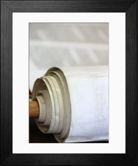 Framed Print : Jewish Torah scroll, Paris, France, Europe Framed Print : Jewish Torah scroll, Paris, France, Europe