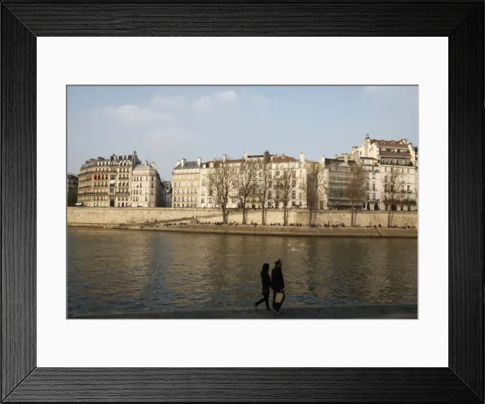 Framed Print : Ile Saint Louis and the River Seine, Paris, France, Europe Framed Print : Ile Saint Louis and the River Seine, Paris, France, Europe