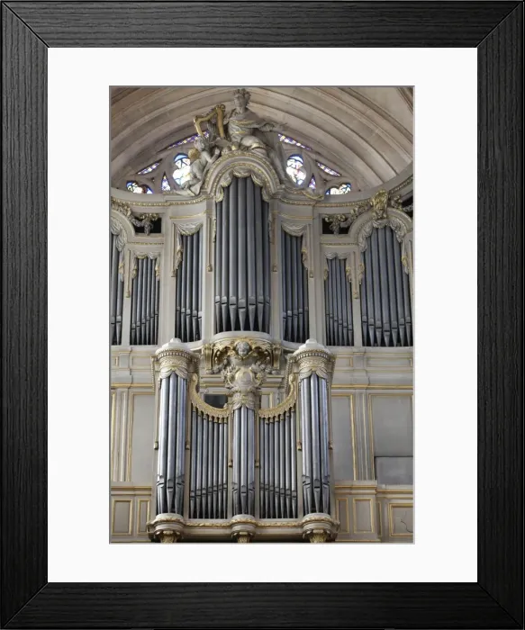 Framed Print : Main organ, St. Germain l Auxerrois church, Paris, France, Europe Framed Print : Main organ, St. Germain l Auxerrois church, Paris, France, Europe