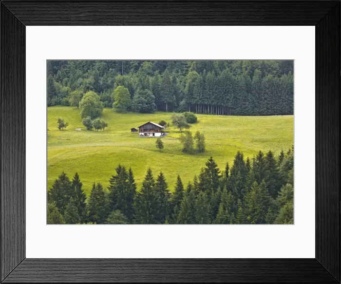 Framed Print : A typical house in the Haute-Savoie, France, Europe Framed Print : A typical house in the Haute-Savoie, France, Europe