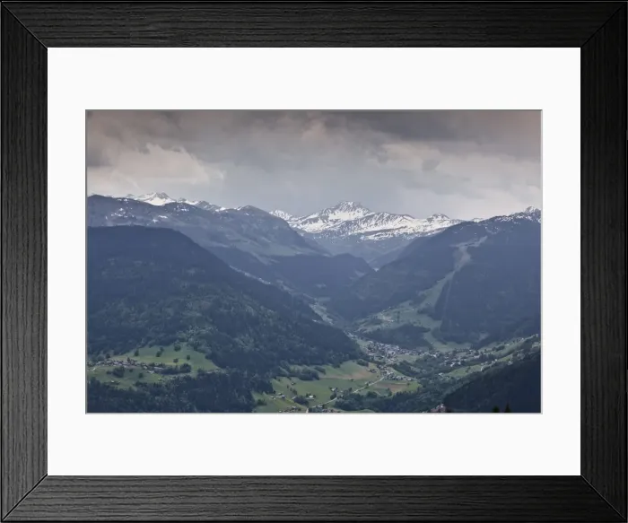 Framed Print : The snow capped mountains of the Haute-Savoie near to Les Saisies, Haute-Savoie, France, Europe Framed Print : The snow capped mountains of the Haute-Savoie near to Les Saisies, Haute-Savoie, France, Europe