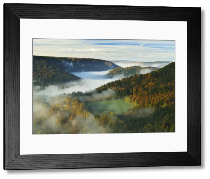 Framed Print : View from Eichfelsen of the Donautal (Danube Valley), near Beuron, Baden-Wurttemberg, Germany, Europe Framed Print : View from Eichfelsen of the Donautal (Danube Valley), near Beuron, Baden-Wurttemberg, Germany, Europe