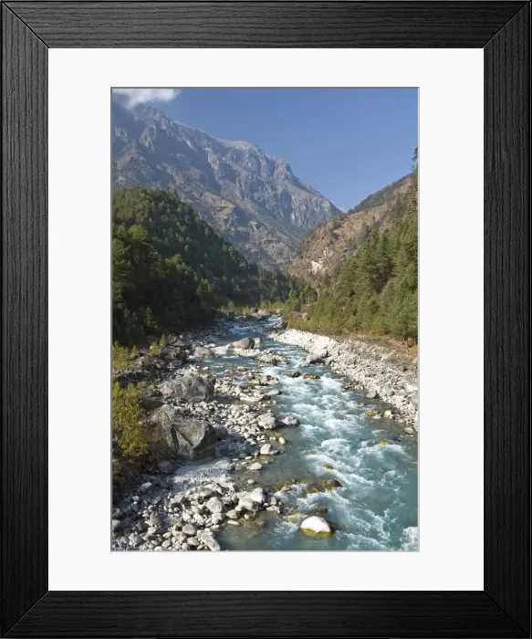 Framed Print : Dudh Kosi River, Solu Khumbu Region, Nepal, Himalayas, Asia Framed Print : Dudh Kosi River, Solu Khumbu Region, Nepal, Himalayas, Asia