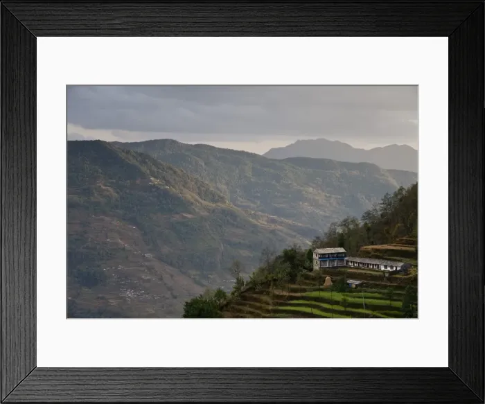 Framed Print : Ghandruk, 1990 metres, Annapurna Himal, Nepal, Himalayas, Asia Framed Print : Ghandruk, 1990 metres, Annapurna Himal, Nepal, Himalayas, Asia