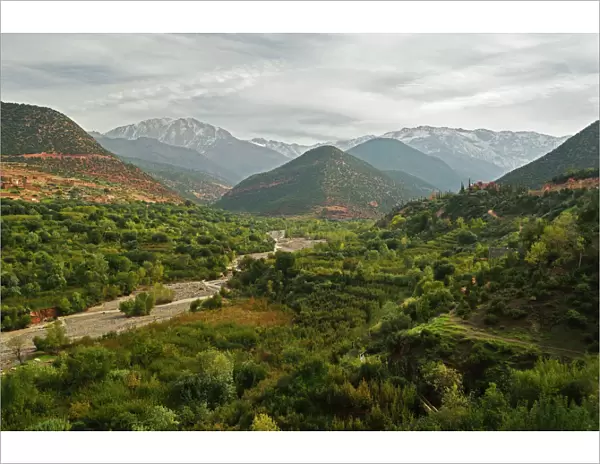 Imlil valley and Toubkal mountains, High Atlas, Morocco, North Africa, Africa