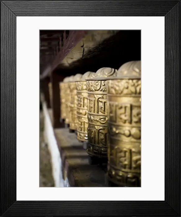 Framed Print : Buddhist prayer wheels, Namche Gompa (Monastery), Namche Bazaar, Solu Khumbu Region, Nepal, Himalayas, Asia Framed Print : Buddhist prayer wheels, Namche Gompa (Monastery), Namche Bazaar, Solu Khumbu Region, Nepal, Himalayas, Asia