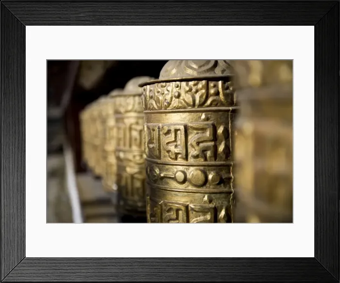 Framed Print : Buddhist prayer wheels, Namche Gompa (Monastery), Namche Bazaar, Solu Khumbu Region, Nepal, Asia Framed Print : Buddhist prayer wheels, Namche Gompa (Monastery), Namche Bazaar, Solu Khumbu Region, Nepal, Asia
