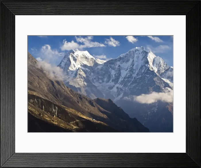 Framed Print : Thamserku, 6608 metres, and Kantega, 6685 metres, Dudh Kosi Valley, Solu Khumbu (Everest) Region, Nepal, Himalayas, Asia Framed Print : Thamserku, 6608 metres, and Kantega, 6685 metres, Dudh Kosi Valley, Solu Khumbu (Everest) Region, Nepal, Himalayas, Asia