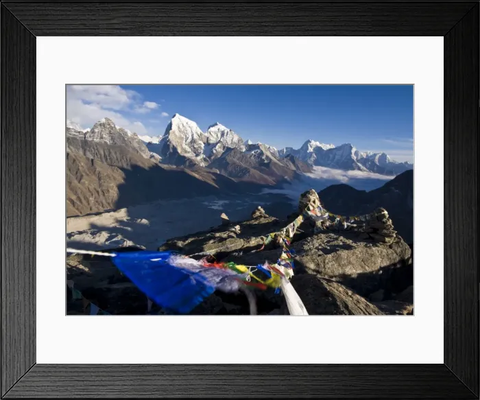 Framed Print : View from Gokyo Ri, 5300 metres, Dudh Kosi Valley, Solu Khumbu (Everest) Region, Nepal, Himalayas, Asia Framed Print : View from Gokyo Ri, 5300 metres, Dudh Kosi Valley, Solu Khumbu (Everest) Region, Nepal, Himalayas, Asia