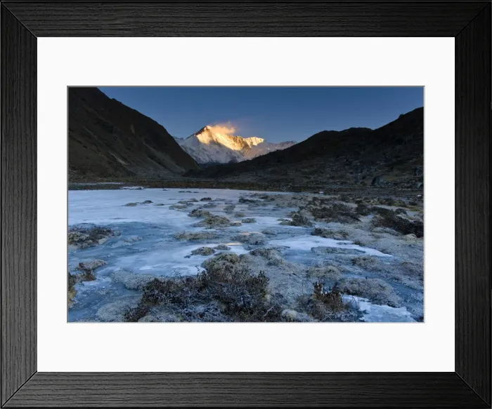 Framed Print : Dudh Pokhari Lake, view towards Cho Oyu, Gokyo, Solu Khumbu (Everest) Region, Nepal, Himalayas, Asia Framed Print : Dudh Pokhari Lake, view towards Cho Oyu, Gokyo, Solu Khumbu (Everest) Region, Nepal, Himalayas, Asia