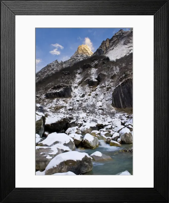 Framed Print : Modi Khola River, Annapurna Himal, Nepal, Himalayas, Asia Framed Print : Modi Khola River, Annapurna Himal, Nepal, Himalayas, Asia