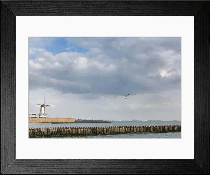 Framed Print : Oranjemolen (The Orange Windmill), Vlissingen, Zeeland, The Netherlands (Holland), Europe Framed Print : Oranjemolen (The Orange Windmill), Vlissingen, Zeeland, The Netherlands (Holland), Europe