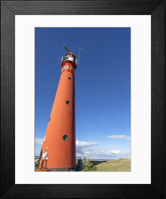 Framed Print : Red Lighthouse, Schiermonnikoog, West Frisian Islands, Friesland, The Netherlands (Holland), Europe Framed Print : Red Lighthouse, Schiermonnikoog, West Frisian Islands, Friesland, The Netherlands (Holland), Europe