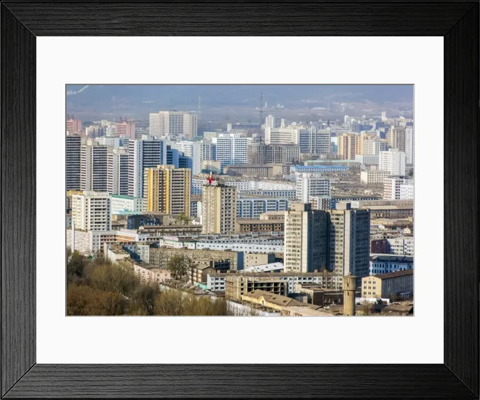 Framed Print : City skyline, Pyongyang, Democratic Peoples Republic of Korea (DPRK), North Korea, Asia Framed Print : City skyline, Pyongyang, Democratic Peoples Republic of Korea (DPRK), North Korea, Asia