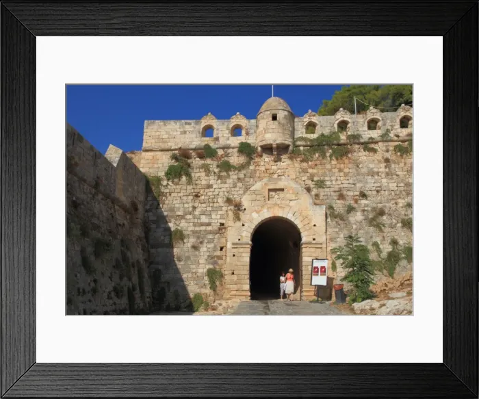 Framed Print : East gate, Fortetza, Rethymno, Crete, Grek Islands, Greece, Europe Framed Print : East gate, Fortetza, Rethymno, Crete, Grek Islands, Greece, Europe
