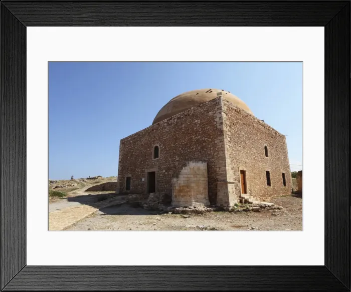 Framed Print : The Mosque of Sultan Ibrahim within the Fortezza, or castle, in Rethymnon, Crete, Greek Islands, Greece, Europe Framed Print : The Mosque of Sultan Ibrahim within the Fortezza, or castle, in Rethymnon, Crete, Greek Islands, Greece, Europe