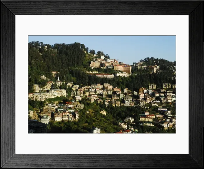 Framed Print : View of Shimla houses, Shimla, Himachal Pradesh, India, Asia Framed Print : View of Shimla houses, Shimla, Himachal Pradesh, India, Asia