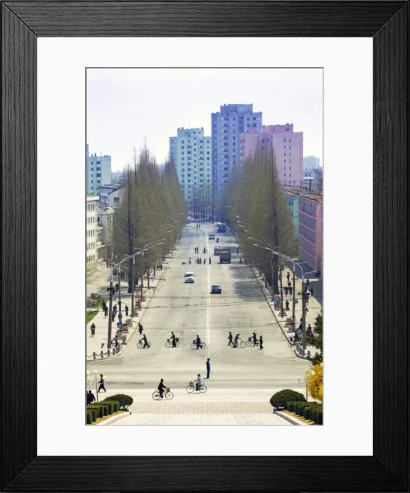 Framed Print : City streets, Hamhung, Democratic Peoples Republic of Korea (DPRK), North Korea, Asia Framed Print : City streets, Hamhung, Democratic Peoples Republic of Korea (DPRK), North Korea, Asia