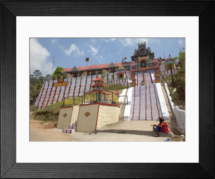 Framed Print : Beggar outside the Hindu Subrahmanya Temple, Munnar, Kerala, India, Asia Framed Print : Beggar outside the Hindu Subrahmanya Temple, Munnar, Kerala, India, Asia
