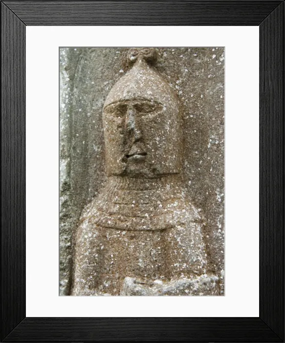 Framed Print : High relief of a warrior, Jerpoint Abbey, County Kilkenny, Leinster, Republic of Ireland (Eire), Europe Framed Print : High relief of a warrior, Jerpoint Abbey, County Kilkenny, Leinster, Republic of Ireland (Eire), Europe