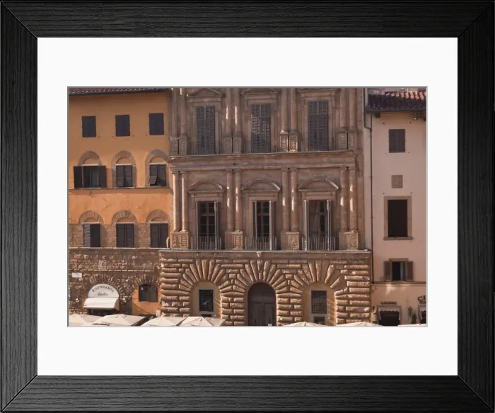 Framed Print : Typical building facades in Piazza della Signoria, Florence, Tuscany, Italy, Europe Framed Print : Typical building facades in Piazza della Signoria, Florence, Tuscany, Italy, Europe