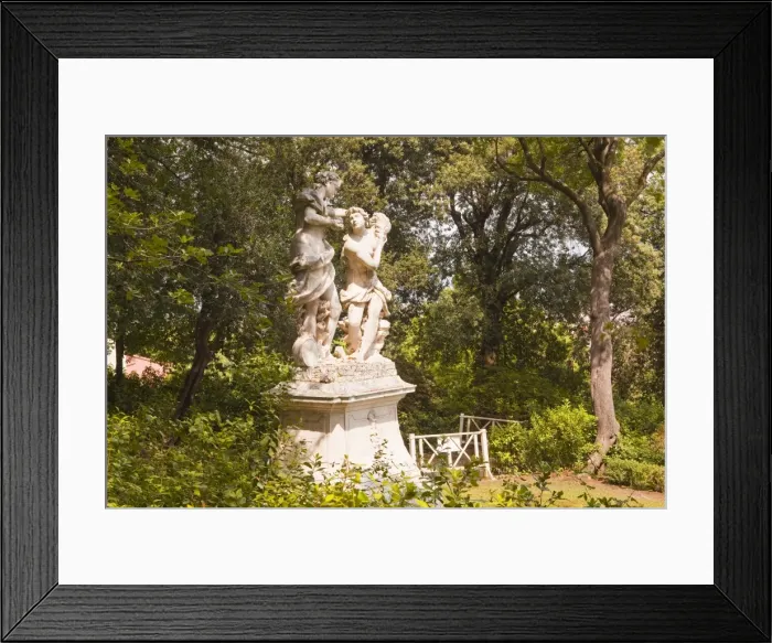 Framed Print : A statue in the Bardini Gardens of Florence, Tuscany, Italy, Europe Framed Print : A statue in the Bardini Gardens of Florence, Tuscany, Italy, Europe
