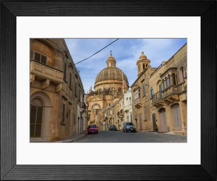 Framed Print : San Gwann (St. John the Baptist) Basilica, Gozo, Malta, Europe Framed Print : San Gwann (St. John the Baptist) Basilica, Gozo, Malta, Europe