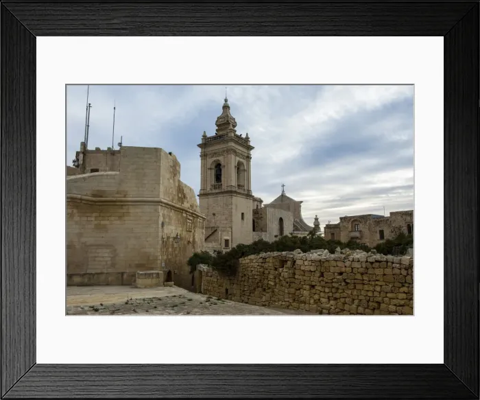 Framed Print : Basilica San Gorg, Gozo, Malta, Europe Framed Print : Basilica San Gorg, Gozo, Malta, Europe