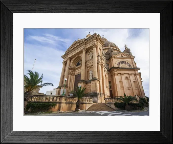 Framed Print : San Gwann (St. John the Baptist) Basilica, Gozo, Malta, Europe Framed Print : San Gwann (St. John the Baptist) Basilica, Gozo, Malta, Europe