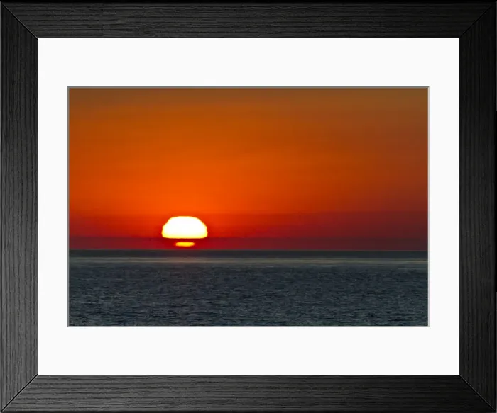 Framed Print : Sunrise, Gulf of California (Sea of Cortez), Baja California, Mexico, North America