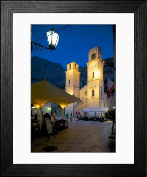 Framed Print : St. Tryphon Cathedral at night, Old Town, UNESCO World Heritage Site, Kotor, Montenegro, Europe Framed Print : St. Tryphon Cathedral at night, Old Town, UNESCO World Heritage Site, Kotor, Montenegro, Europe