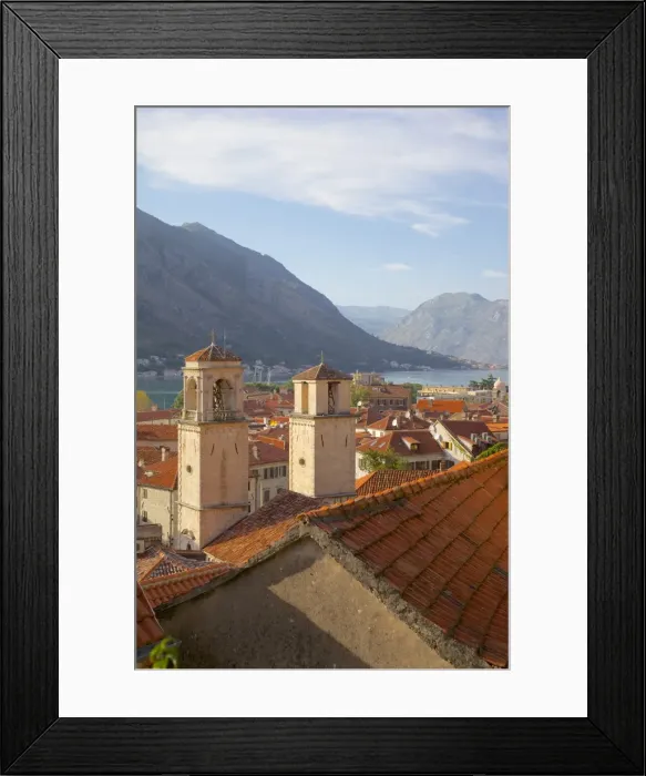 Framed Print : View over Old Town, Kotor, UNESCO World Heritage Site, Montenegro, Europe Framed Print : View over Old Town, Kotor, UNESCO World Heritage Site, Montenegro, Europe