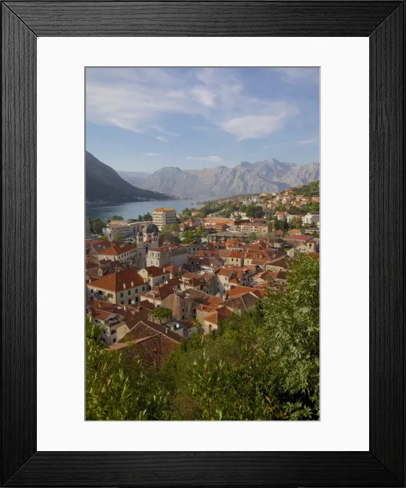 Framed Print : View over Old Town, Kotor, UNESCO World Heritage Site, Montenegro, Europe Framed Print : View over Old Town, Kotor, UNESCO World Heritage Site, Montenegro, Europe