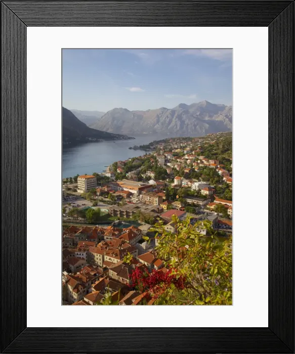 Framed Print : View over Old Town from Fortress, Kotor, UNESCO World Heritage Site, Montenegro, Europe Framed Print : View over Old Town from Fortress, Kotor, UNESCO World Heritage Site, Montenegro, Europe