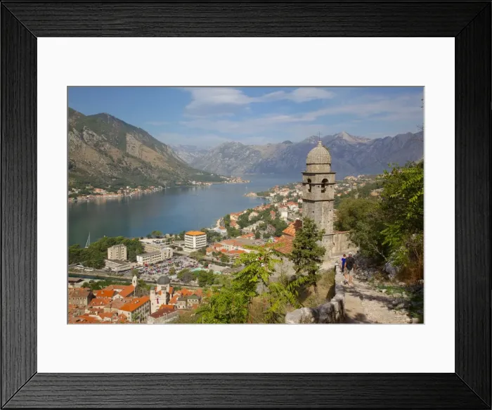 Framed Print : Chapel of Our Lady of Salvation and view over Old Town, Kotor, UNESCO World Heritage Site, Montenegro, Europe Framed Print : Chapel of Our Lady of Salvation and view over Old Town, Kotor, UNESCO World Heritage Site, Montenegro, Europe