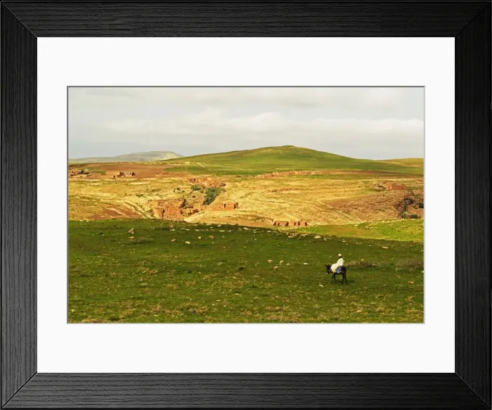 Framed Print : Traditional Berber country near Ait Khaled, High Atlas, Morocco, North Africa, Africa Framed Print : Traditional Berber country near Ait Khaled, High Atlas, Morocco, North Africa, Africa